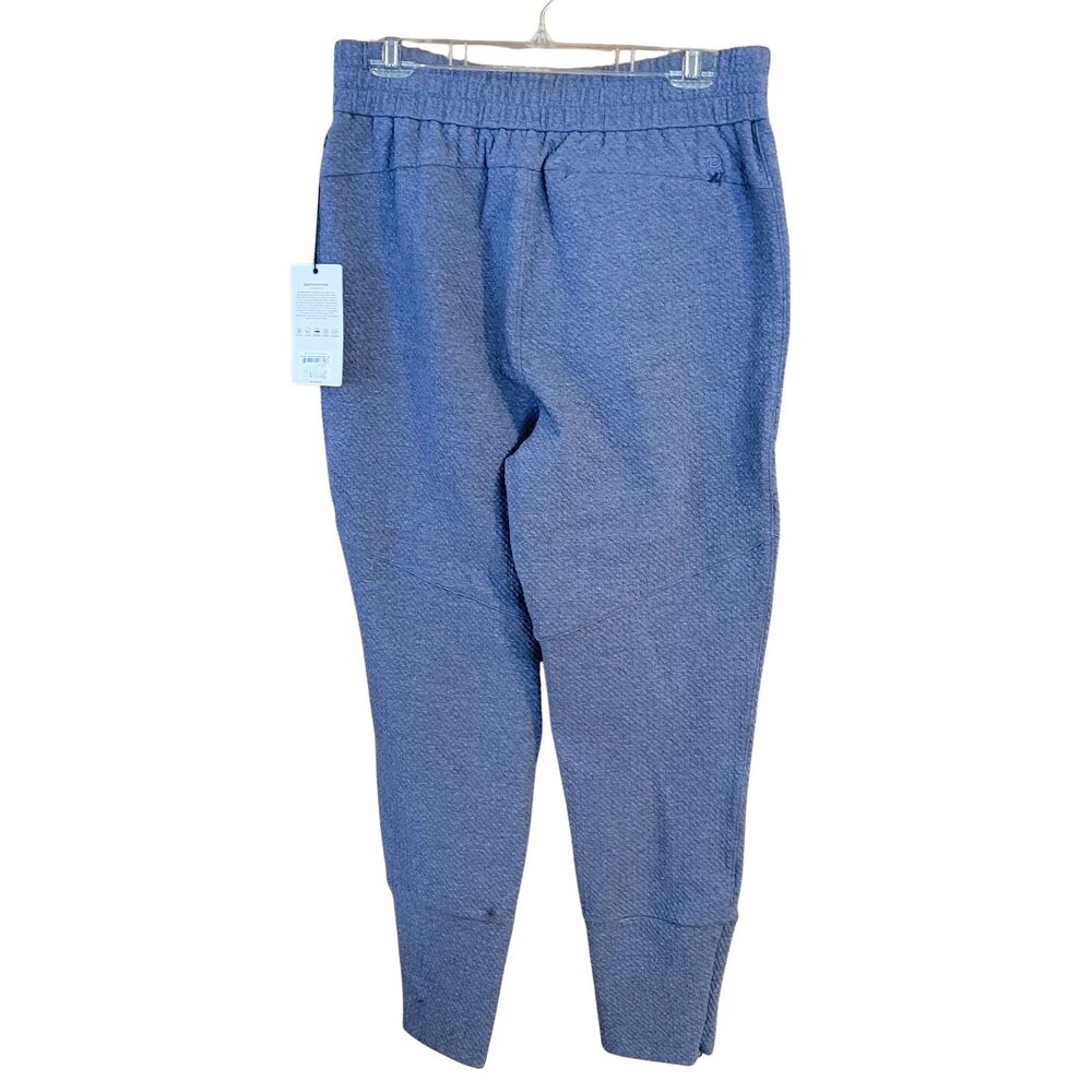 7Diamonds Restoration Jogger Slim Women's Leisure wear Steel Blue Knit Texture